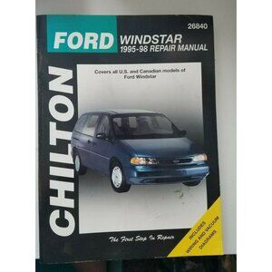 Book 1995 - 98 Chilton's Ford Windstar Repair Manual # 26840
